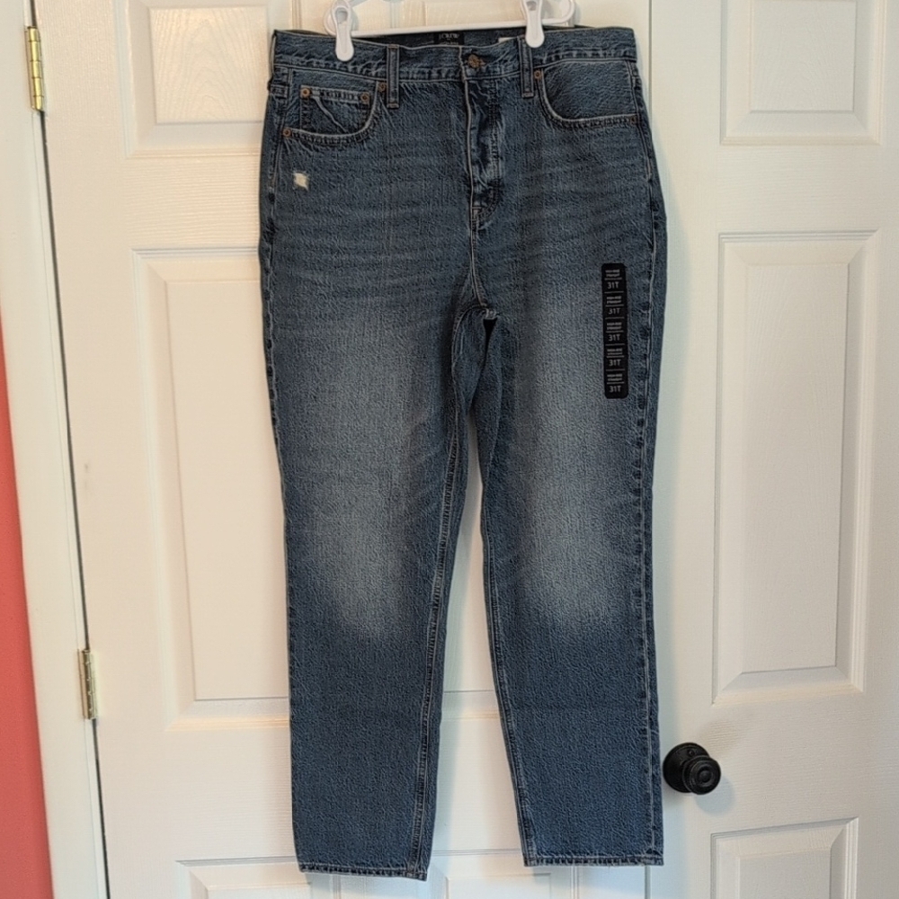 J. Crew High-Rise Straight Premium Edition Denim Jeans Size 31T